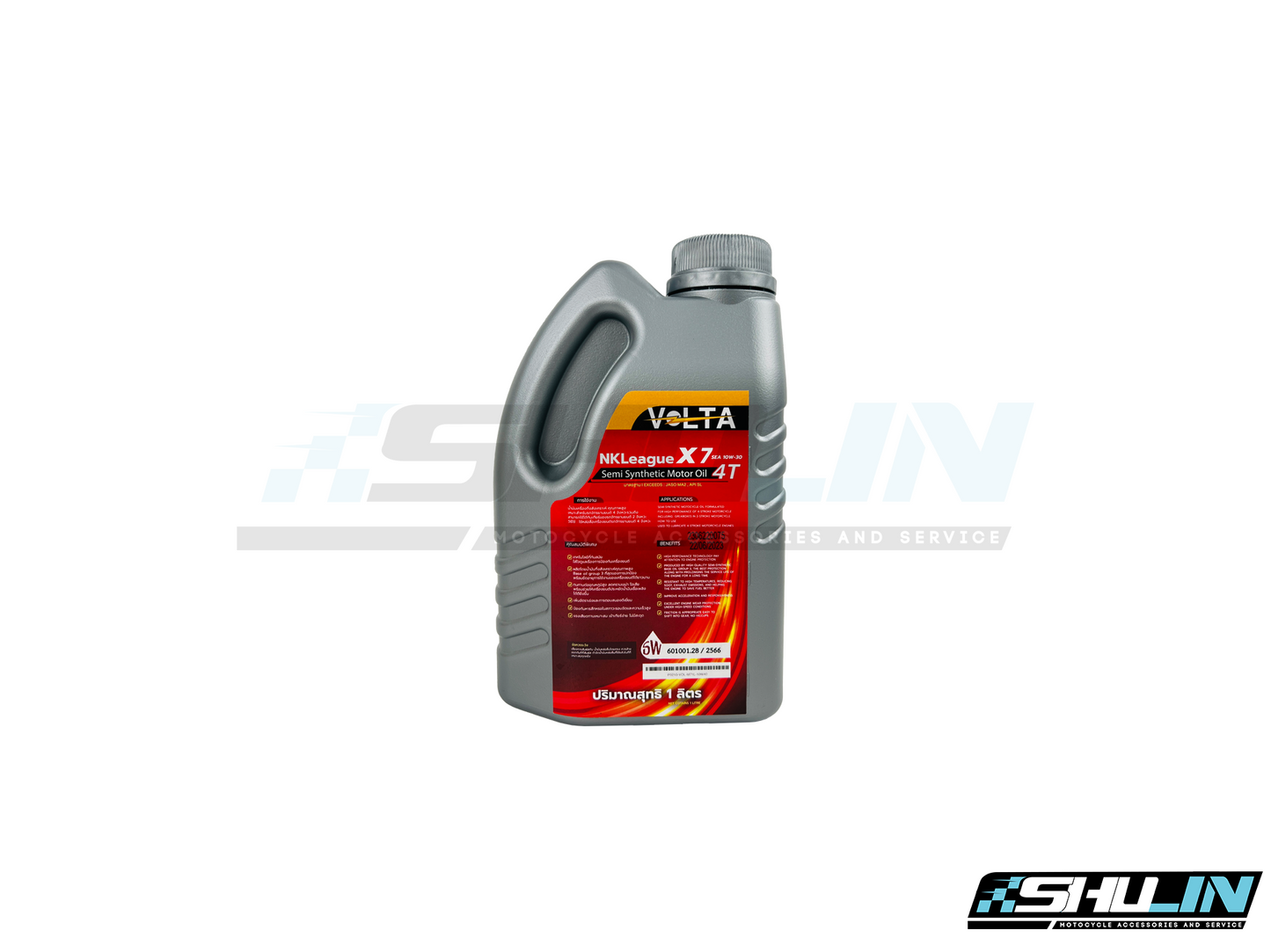 น้ำมัน Volta League X7 Fully Synthetic 4T SEA 10W-30 1L