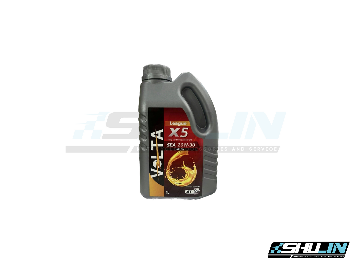 น้ำมัน Volta League X5 Fully Synthetic 4T SEA 20W-30 1L