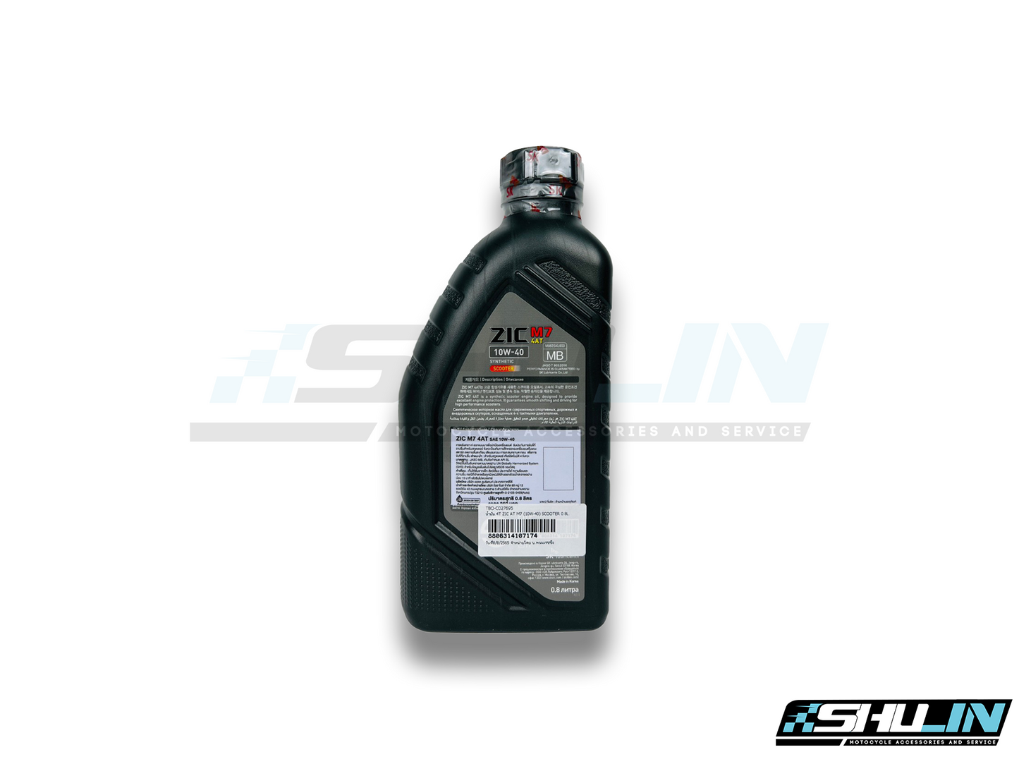 น้ำมัน ZIC รุ่น M7 SCOOTER 4AT 10W-40 0.8L