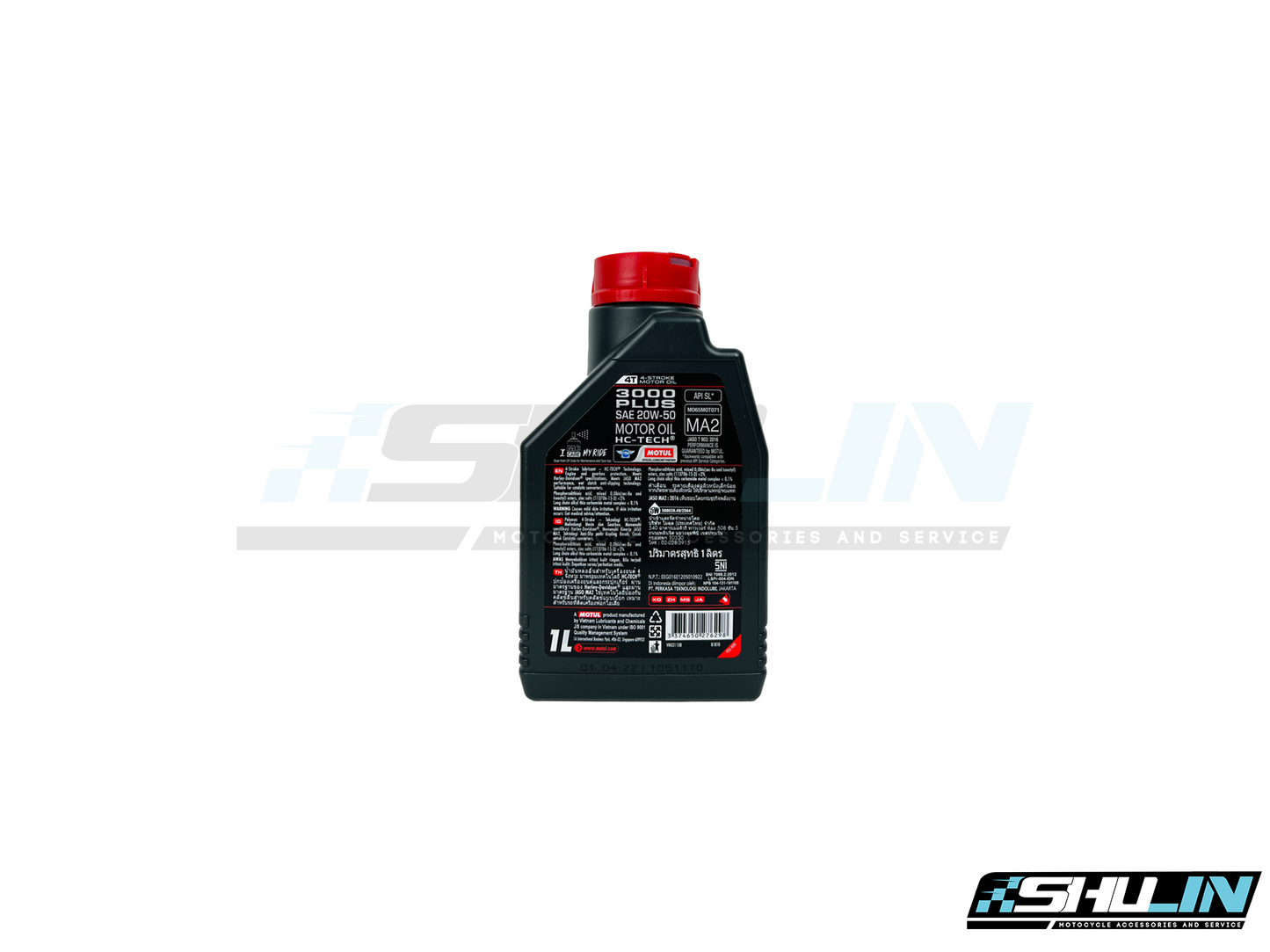 น้ำมันเครื่อง MOTUL รุ่น 4T 3000 PLUS MA2 20W50 1L. (ลัง)