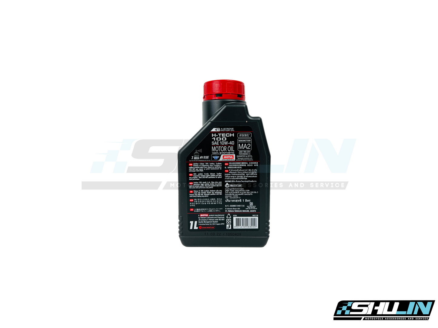 น้ำมัน MOTUL รุ่น H-TECH100 MA2 4T 10W-40 1L