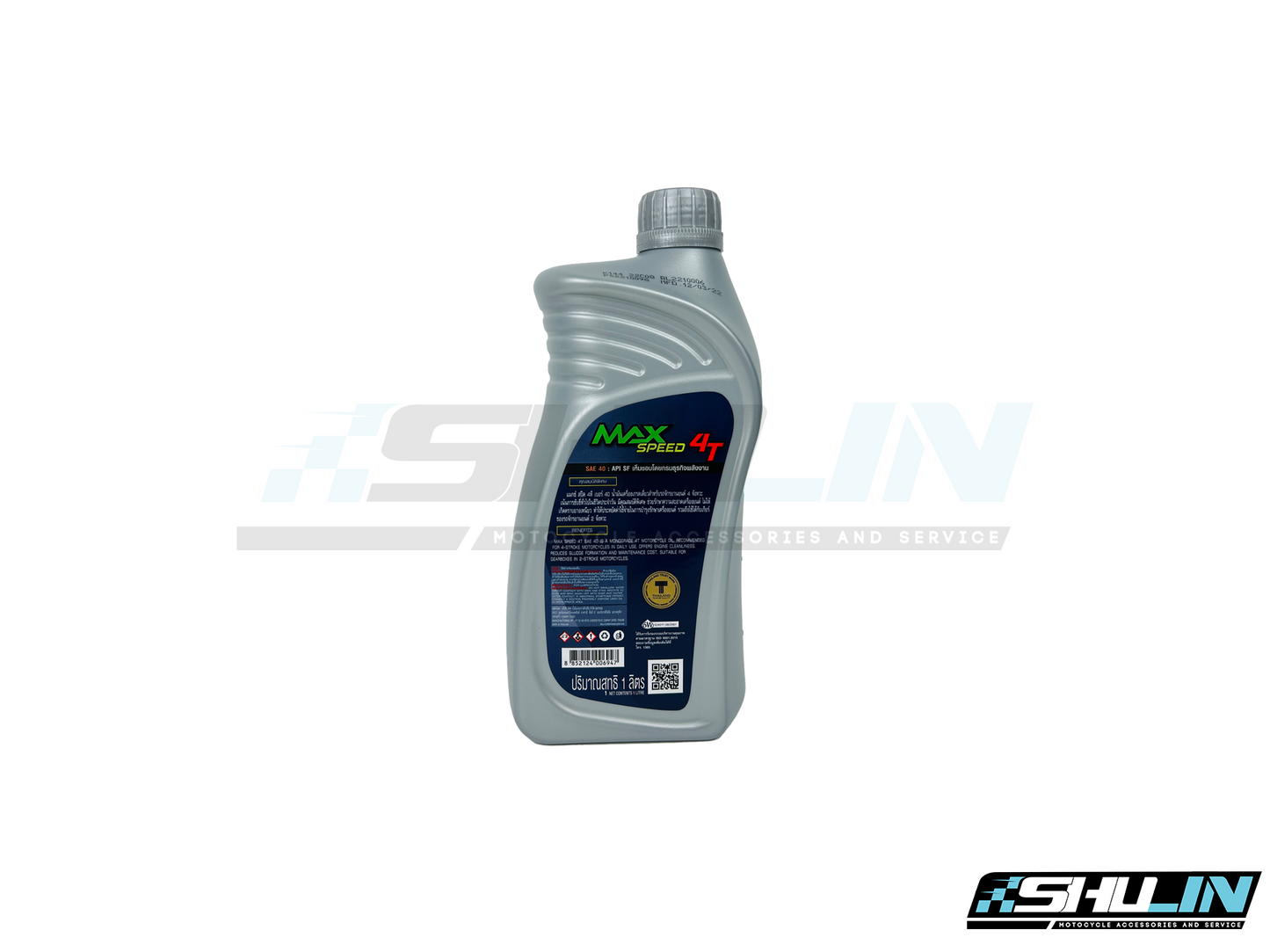 น้ำมัน PTT รุ่น MAX SPEED 4T SAE40 1L (ลัง)
