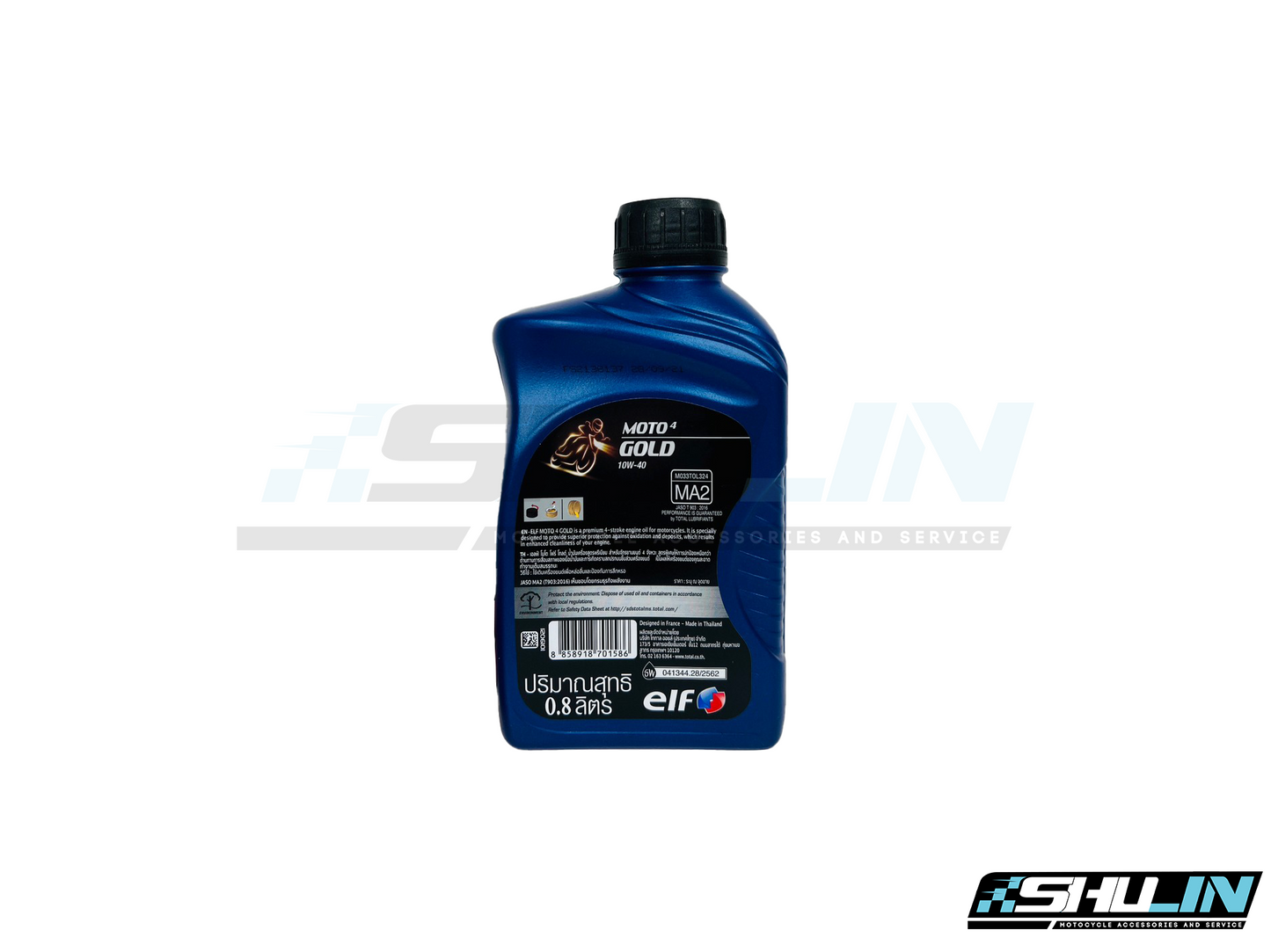 น้ำมัน ELF MOTO4 GOLD 4T 10W-40 0.8L