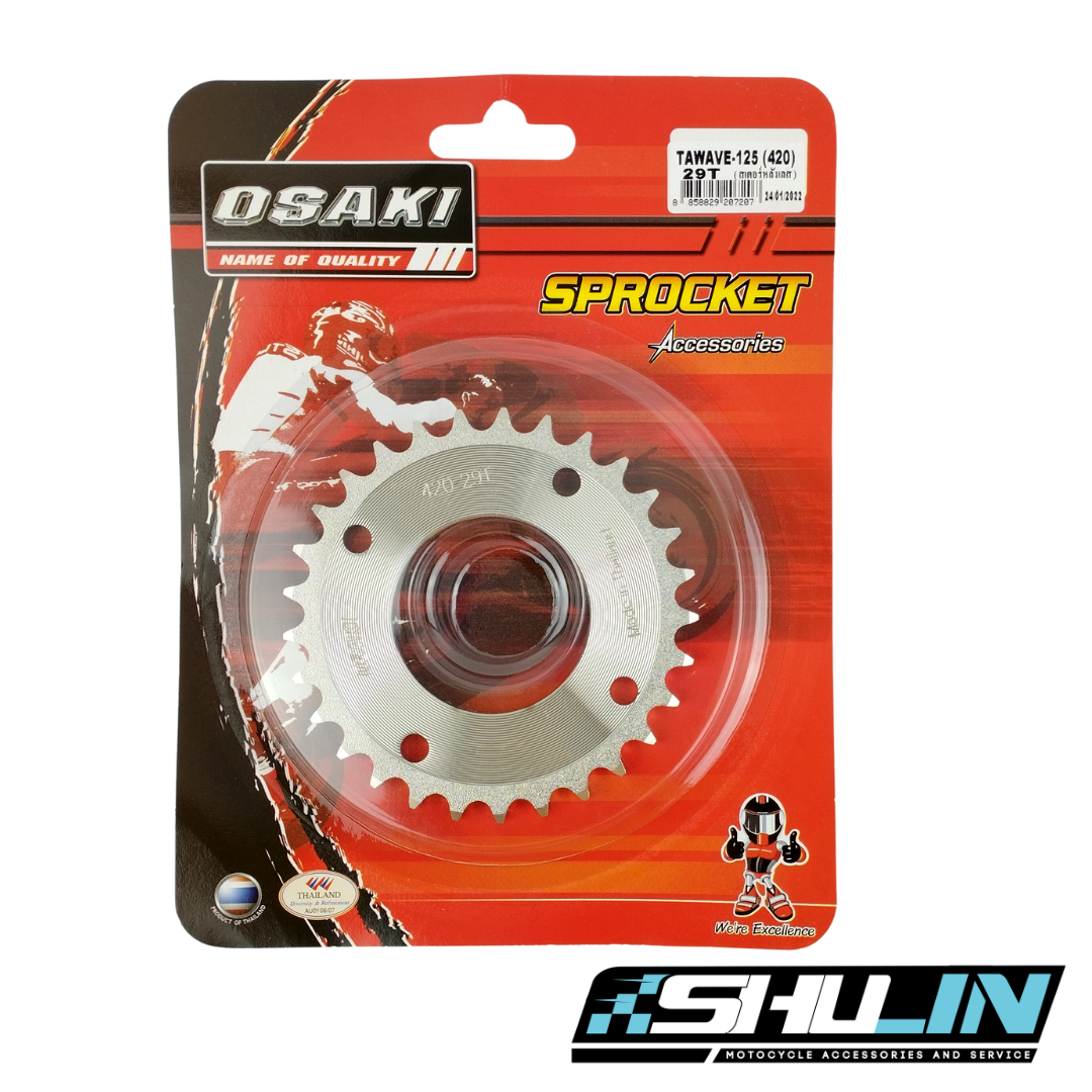 สเตอร์หลังกลึง(TAC/OSAKI) (420) WAVE125