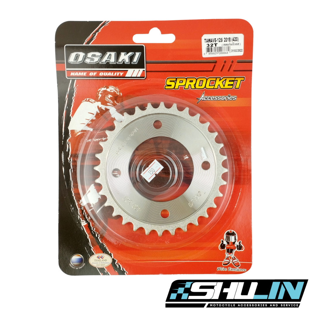 สเตอร์หลังกลึง(TAC/OSAKI) (420) New Super Cub,WAVE-125i(18)