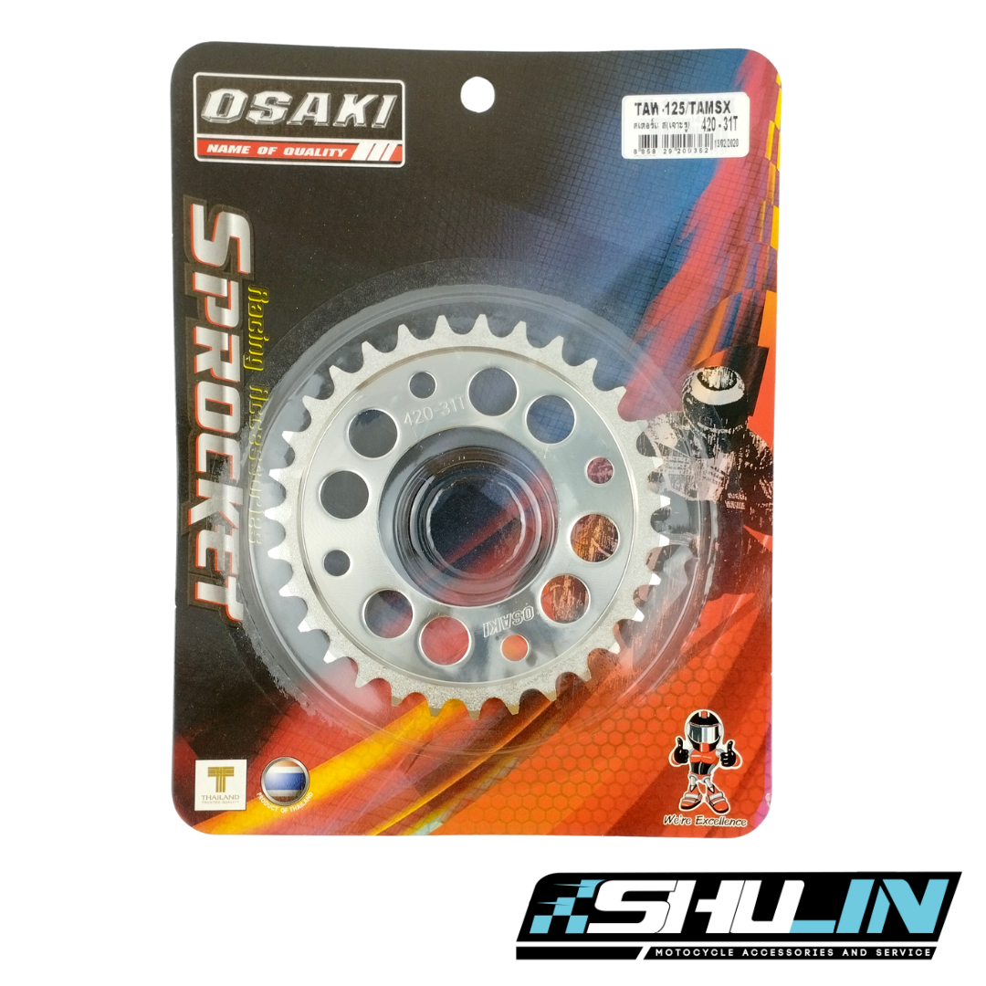 สเตอร์หลังกลึง(TAC/OSAKI) (420) WAVE 125 เจาะรู