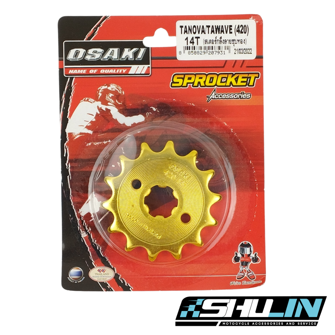 สเตอร์หน้ากลึง (TAC/OSAKI) (420) NOVA/WAVE ชุบทอง