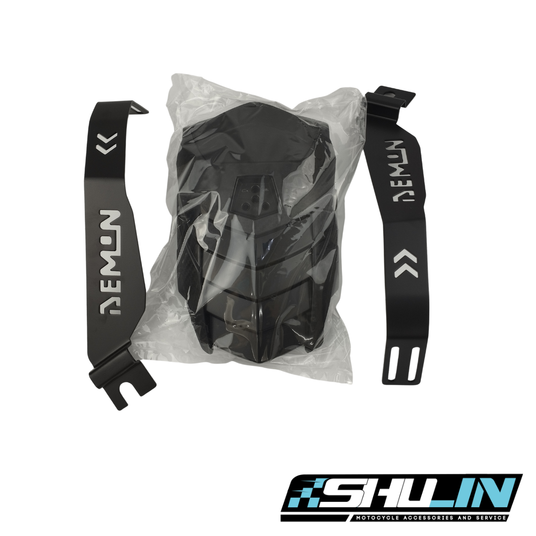 กันดีด Achi ใส่ป้ายทะเบียนได้ รุ่น DEMON 150 GR/GN - BLACK (036521)