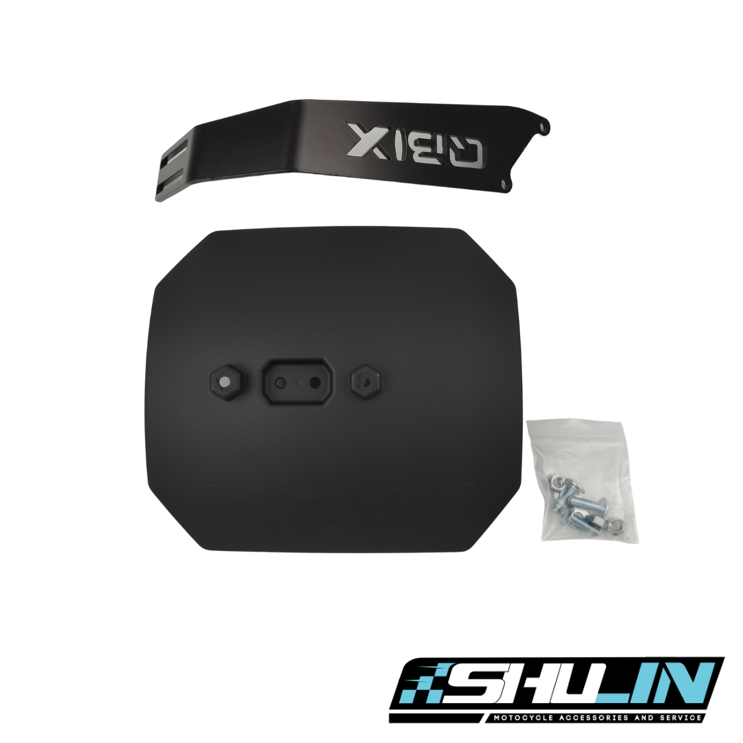 กันดีด+ขา Achi รุ่น QBIX สีดำด้าน - BLACK (033879)