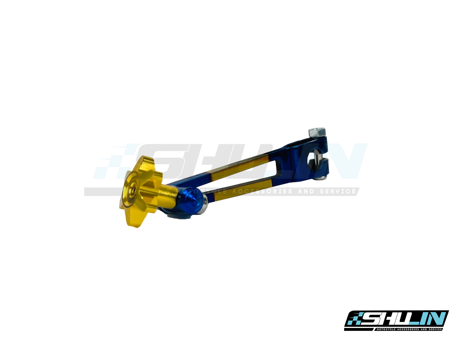 มือลิง BLAZER รุ่น AK.218TG ขาตรง ไทเททอง Honda/Yamaha (P0418-BLA-AK218TG-TITA)