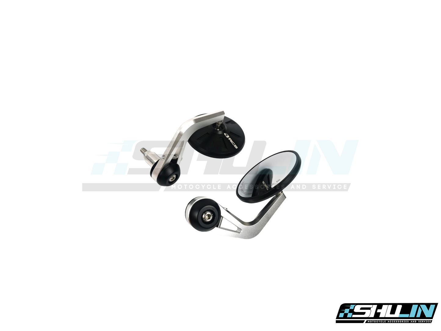 กระจกปลายแฮนด์(RACING BOY) S6 (ทรงกลม)