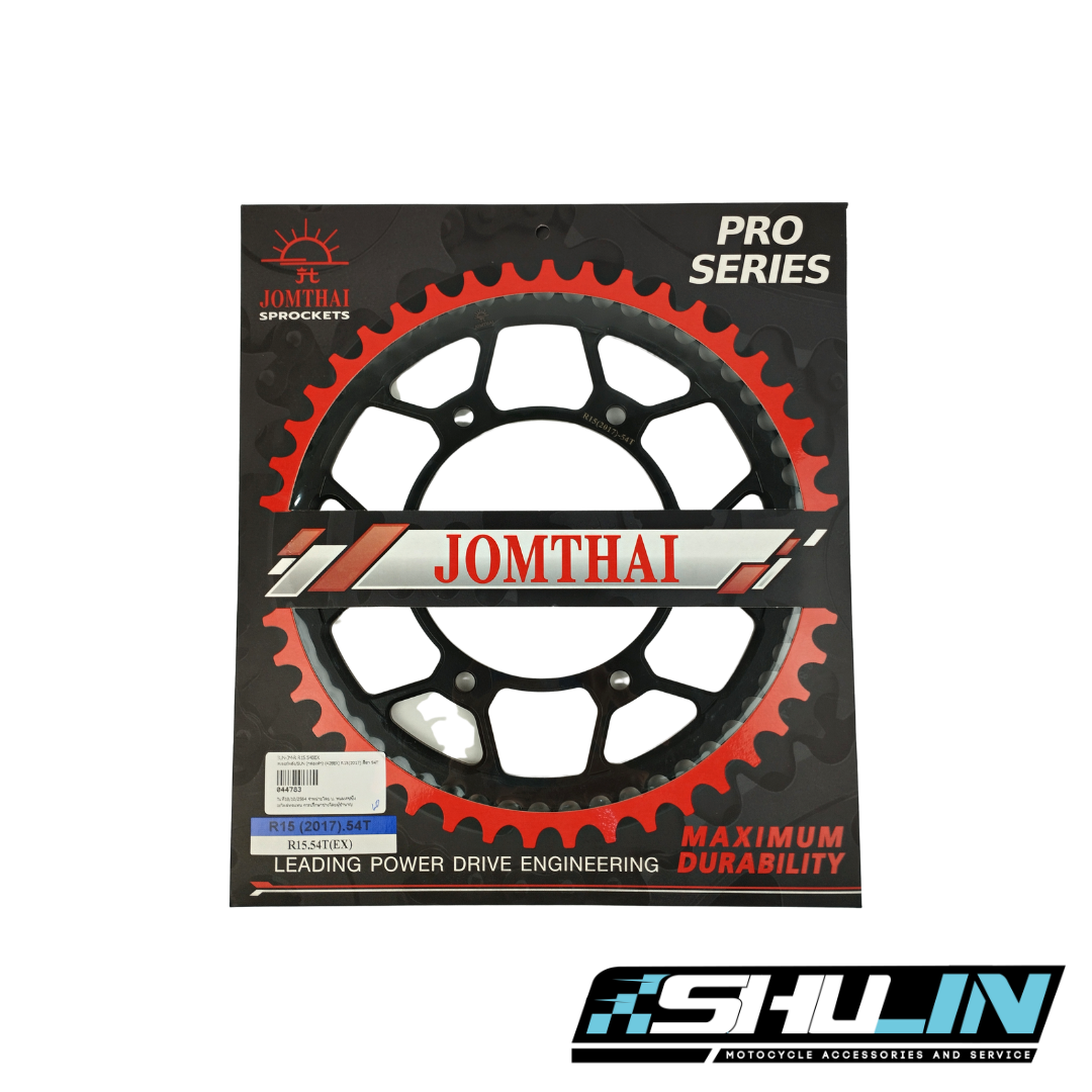 สเตอร์หลัง SUN กล่องดำ (428EX) รุ่น R15(2017) - 54T BLACK (044783)