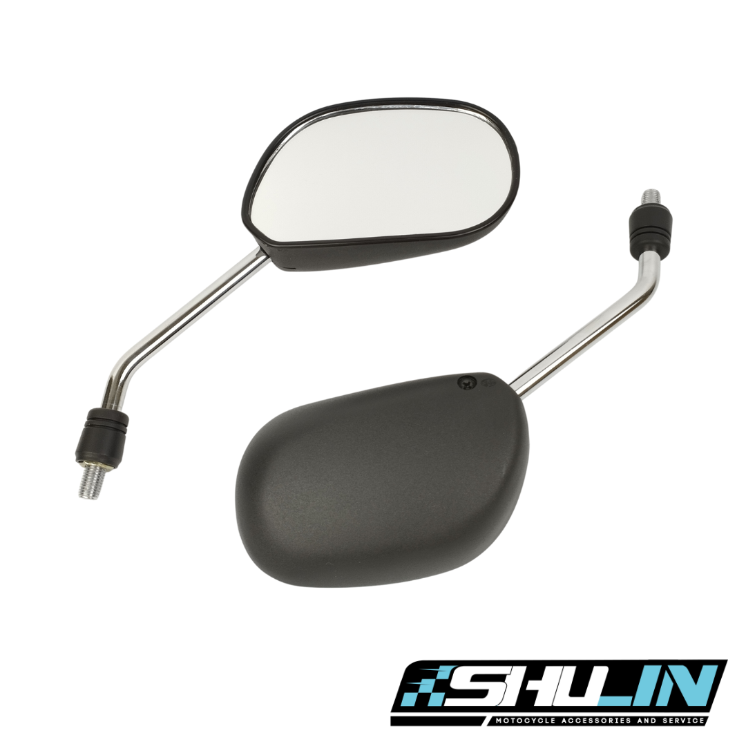 กระจกมองหลัง HMA ขาชุบ (L/R) รุ่น X-1 (1010-231-12ZS)