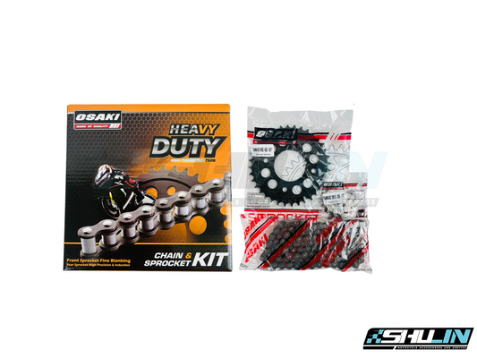 ชุดโซ่+สเตอร์ OSAKI รุ่น HEAVY DUTY SPARK115i/FIN (428H-106L/14T-40T)