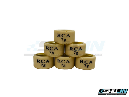 ตุ้มแต่งขาว NU135,MIO125,N-MAX (6เม็ด)