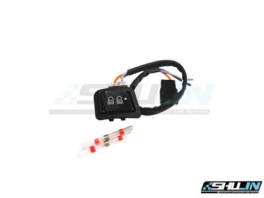 สวิทซ์ไฟสูงต่ำ แบบมีสวิทช์ไฟเปิดปิด-แบบเด้งกลับ