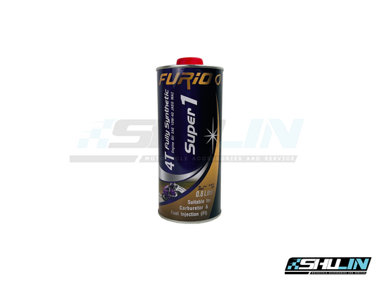 น้ำมัน FURiO รุ่น Super1 Fully Synthetic 4T SAE 10w-40 0.8L