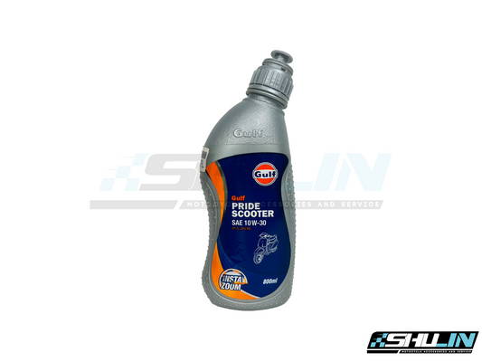 น้ำมัน GULF PRIDE SCOOTER SAE 10W-30 800ml