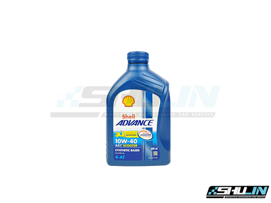 น้ำมัน SHELL ADVANCE รุ่น AX7 SCOOTER 4-AT 10W-40 0.8L