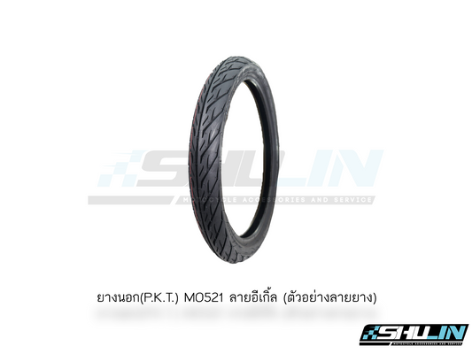 ยางนอก P.K.T. ลายยาง MO521 (R) 90/90-14 (46P TT)
