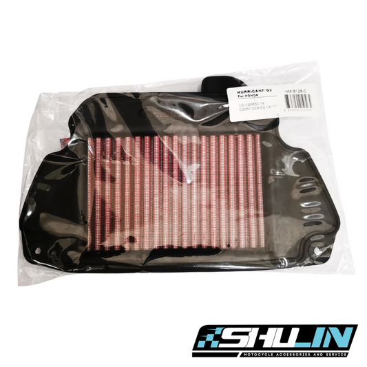 ไส้กรองอากาศ Hurricane (HM-8128) รุ่น CB/CBR650/CB650 F,R (14-17) (036103)