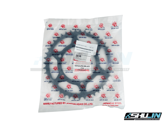 สเตอร์หลังดำ SUN (520) รุ่น YZF-R3/Ninja-250/300/MT03 -43T