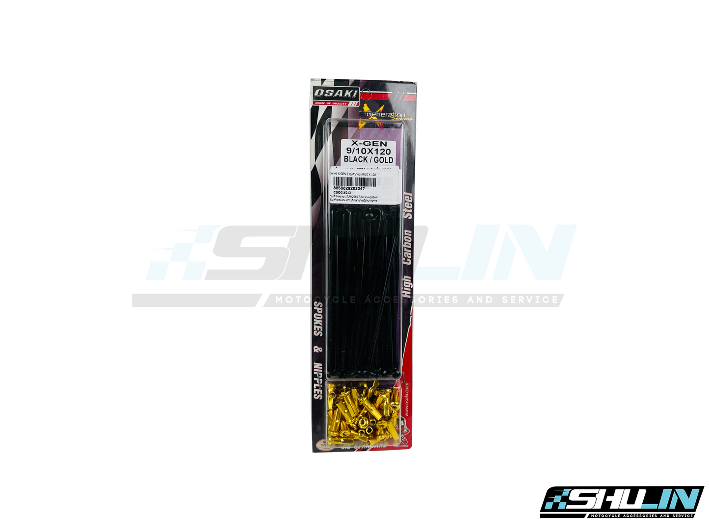ซี่ลวด( X-GEN ) ชุบดำ/ทอง