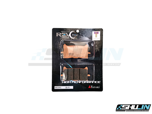 ผ้าดิสเบรคหน้า / ผ้าเบรค ยี่ห้อ ( YASAKI ) สีทอง