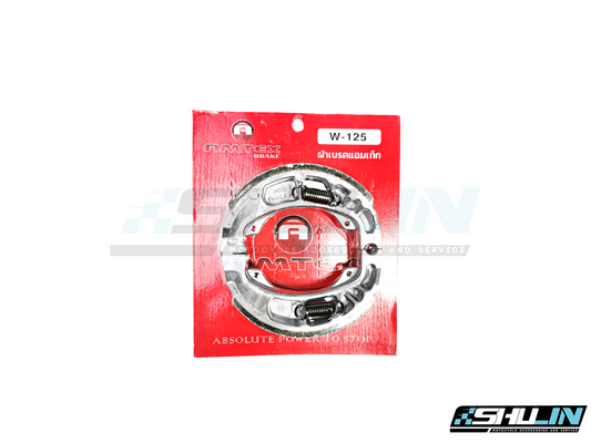 ผ้าดรัมเบรคก้ามเล็ก AMTEX รุ่น WAVE125/125i/110i/DREAM SC (017489)