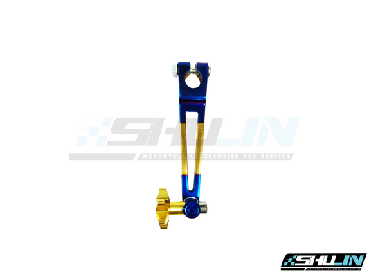 มือลิง BLAZER รุ่น AK.218TG ขาตรง ไทเททอง Honda/Yamaha (P0418-BLA-AK218TG-TITA)