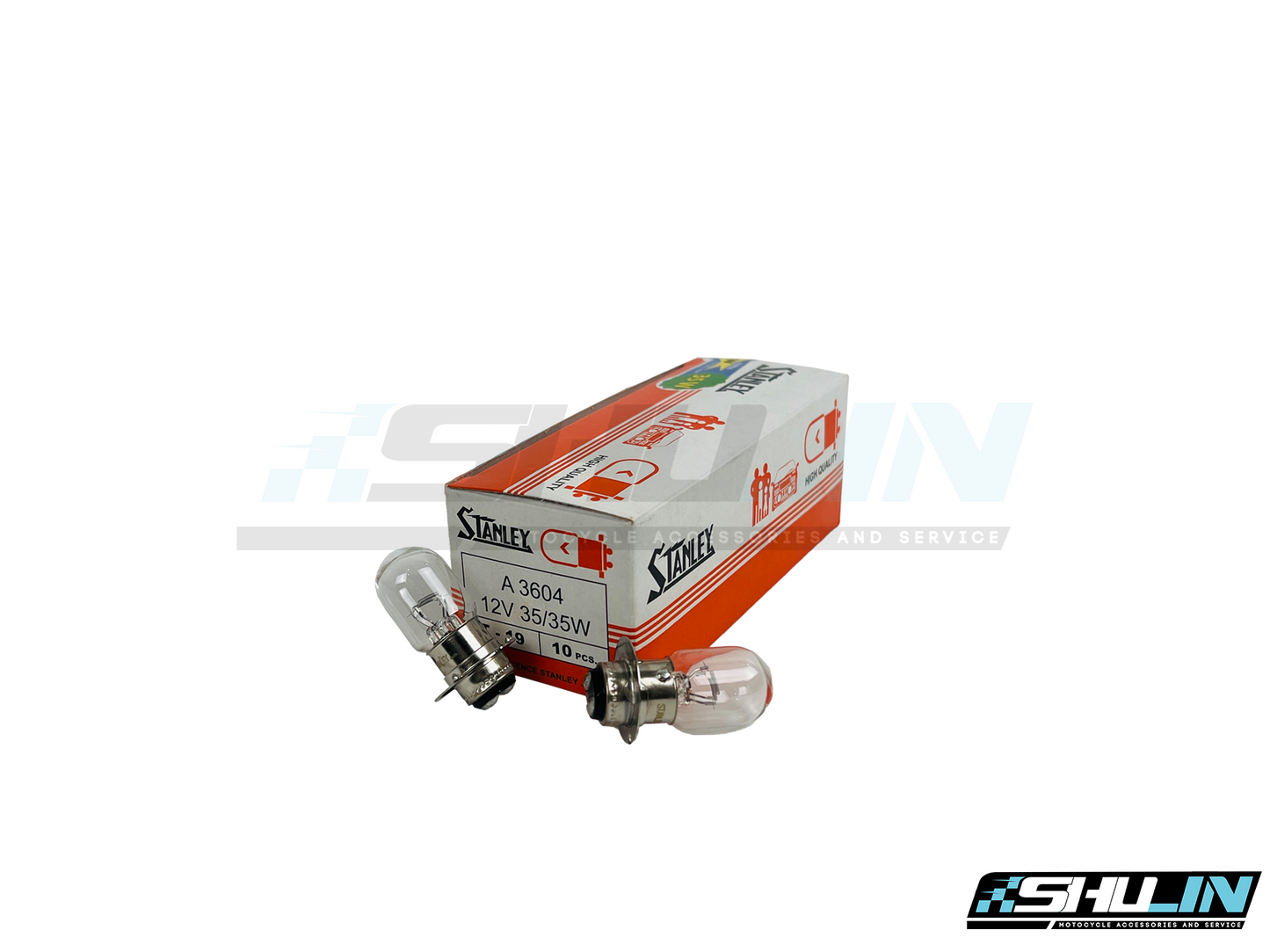 หลอดไฟหน้า A3604 12V 35/35W หลอด STANLEY (กล่องละ 10 หลอด)