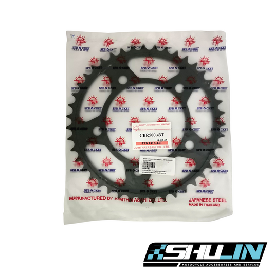 สเตอร์หลังดำ SUN (520) รุ่น CB500 - R/F/X - 43T (038307)