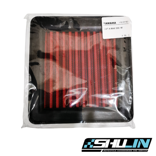 ไส้กรองอากาศ Hurricane (HM-8163) รุ่น X-MAX (CVT) (036105)